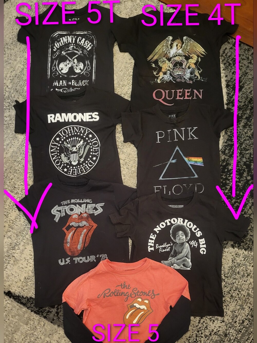 4T & 5T Band Tee Bundle